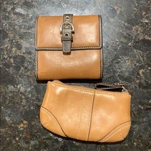 Coach wallet and change purse
